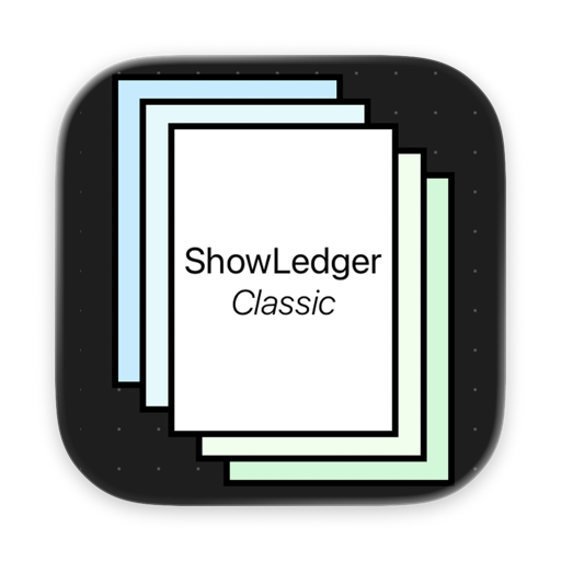ShowLedger — Classic app icon